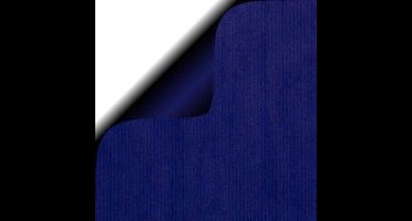 Effen Mat Kobaltblauw Inpakpapier - 200 Meter x 30-100 cm Kraft |variant: 30 cm / 200 mtr.