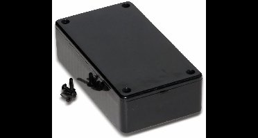 Hammond Electronics 1591BBK Euro-behuizing 112 x 62 x 31 ABS Zwart 1 stuk(s)