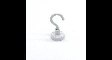 Plafondmagneet met haak wit 16mm 1 | 5 kg - 90 stuks