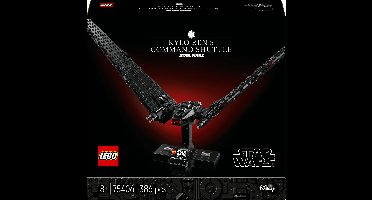 LEGO® Star Wars: The Force Awakens™ Kylo Rens Command Shuttle, Bouwbare Modelset van Ruimteschip, Voertuigset voor Verzamelaars, Creatief Cadeau voor Volwassen Fans 75406