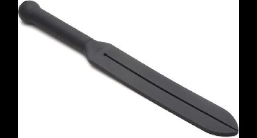 XR Brands AH076-BLACK - Stung Silicone Tawse - Black