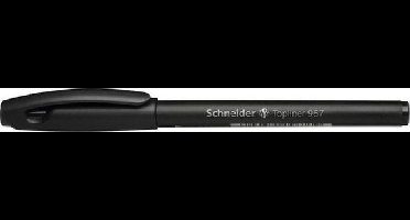 Schneider fineliner - Topliner 967 - 0,4 mm - zwart - doos a 10 stuks - S-9671