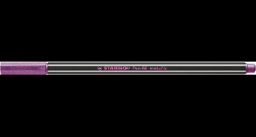 STABILO Pen 68 Metallic - Premium Metallic Viltstift - Metallic Roze - per stuk