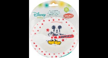 Disney Mickey Mouse papschaaltje met lepel melamine 16 cm - Kommetjes/schaaltjes voor kinderen
