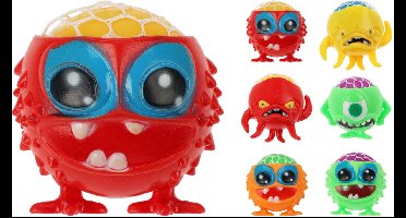 Knijpbal Monster, 9cm