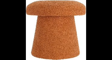 Home & Styling Teddy Paddenstoel Poef - Ø38xH43cm - Bruin