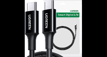 Ugreen - US300 - USB-C / USB-C 480Mb/s 5A 2m kabel - zwart