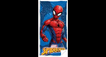 Marvel Spiderman strandlaken web 70 x 140 cm - katoen
