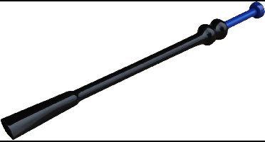 Excellent Inserter KS Uno - Uno Grow Calf - Sheep bullet - Uno calf boli - Plek voor 2 bolis - 41 CM