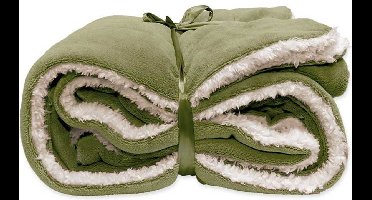 Unique Living - Plaid Lars Tea Green -150x200cm