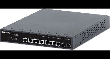 Intellinet 562003 netwerk-switch Managed L2+/L3 Gigabit Ethernet (10/100/1000) Power over Ethernet (PoE) 1U Zwart