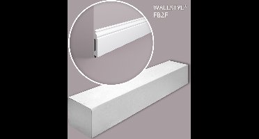 NMC FB2F-box WALLSTYL Noel Marquet 1 doos 10 stukken Plint tijdeloos klassieke stijl wit | 20 m