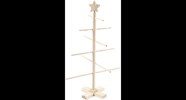 Creotime Kerstboom Junior 60 X 40,5 Cm Hout Beige