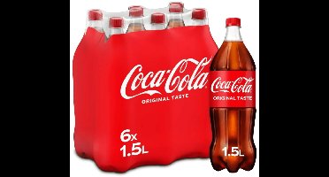 Coca-Cola Regular - Frisdrank - 6 x 1,5 liter fles