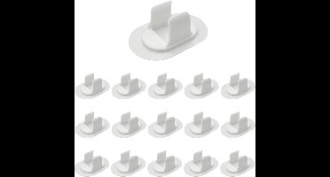 16-delige zelfklevende buisklemmen set voor het bevestigen van slangen, ideaal voor wasmachines, airconditioning en ventilatiesystemen