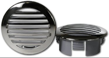 Hollex Ventilatierooster rvs316 4"