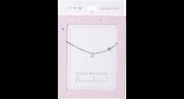 Depesche ketting zilver S letter hanger cadeau modern 47cm.