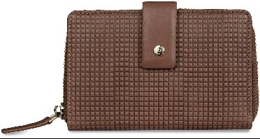 bugatti portemonnee Noemi Lady Zip Around Wallet Cognac bruine