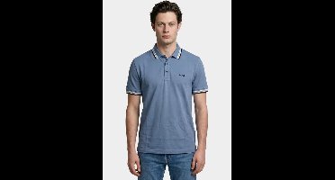 BOSS Green Polo korte mouw Blauw Paddy 10241663 01 50469055/462