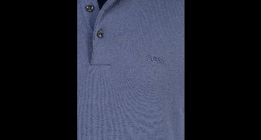 Hugo Boss polo lange mouw blauw