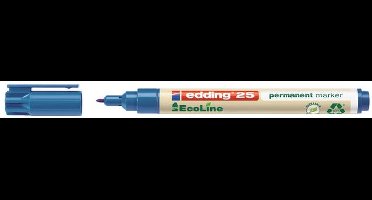 Viltstift edding 25 eco rond 1mm blauw | 10 stuks