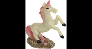 De Boon Eenhoorn Wit/Roze 11,5CM