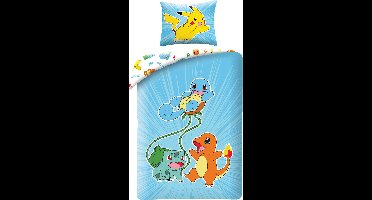 Pokemon Squirtle Dekbedovertrek 140 x 200 cm (70 x 90 cm) polyester