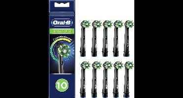 Oral B Cross Action CleanMaximiser opzetborstels - 10 stuks -Zwart