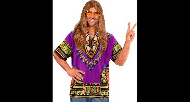 Dashiki Paars Shirt Man
