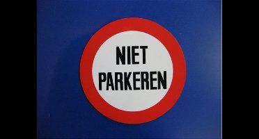 Bord Rond 23,6 Pvc Niet Parkeren