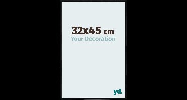 Your Decoration - Fotolijst 32x45 cm - Kunststof - Zwart Hoogglans - Annecy