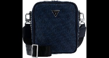 GUESS Schoudertas Vezzola Smart Zip Around Crossbody Blue Donkerblauw