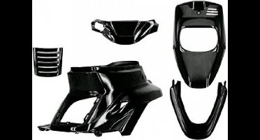 Kit carénage 5 pièces TNT pour Scooter MBK 50 Spirit 1990 à 2003 noir mat Neuf