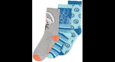 Frozen Olaf set van 3 Unisex Sokken - meerkleurig - EU 43-46
