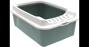 Cat Litter Box Rotho My Pet Bonnie Eco 56 x 17 x 40 cm White/Green