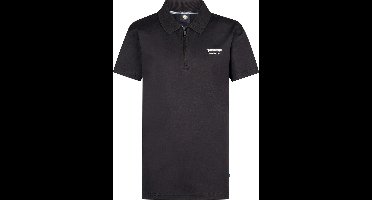Petrol Industries - Jongens Sportieve Polo Ripple - Zwart - Maat 140