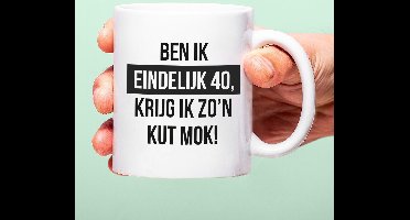 Ditverzinjeniet.nl Mok Ben ik eindelijk 40, krijg ik zo'n kut mok!