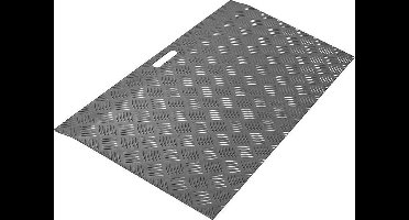 Deluxe Drempelhulp - Type 2 - RAL 7021 - 400 x 780 mm - hoogte toepasbaar 30-70 mm