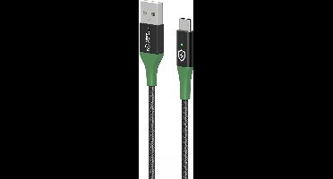 Microconnect MC-SMART USB-A-C-02 USB-kabel USB 2.0 2 m USB A USB C Zwart, Groen