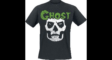 Ghost Skull Heren T-shirt - zwart - 4XL