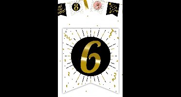 Festive numbers 6 per 3 stuks