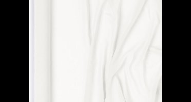 Chiffon decoratiestof gebroken wit, 48cm x 5 meter - tafelloper - feestdedoratie