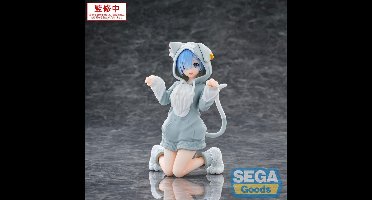 SEGA Re:Zero Starting Life in Another World Yumemirize PVC Statue Rem Mofumofu Pack 11 cm Beeld