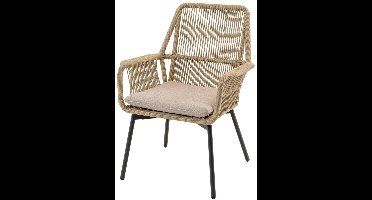 Silas tuinstoel - beige 4 stuks