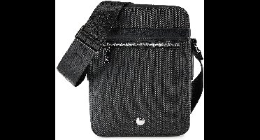 LACOSTE schoudertas Vertical Camera Bag Noir zwart