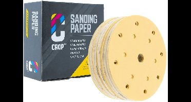 CROP Gold Schuurschijf 150mm korrel 180 - 50 stuks