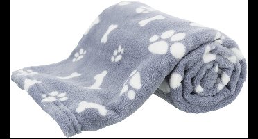 Trixie Hondendeken Kenny Fleece Bot / Pootjes Blauw
