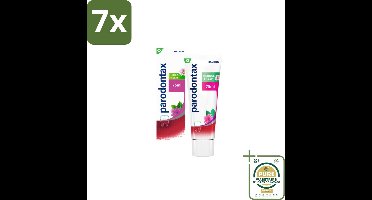 7 x Parodontax - Tandpasta - Herbal Fresh - Bergamot & Mint - 75ml - Grootverpakking - Tandvleesgezondheid - Bloedend Tandvlees - Tandpasta - Kruidenextracten - Bergamot
