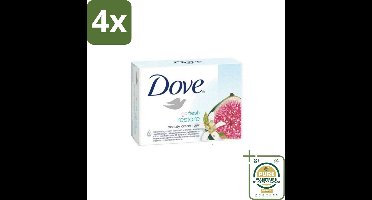 Dove – Zeep – Go Fresh Restore – 4 x 90 g - Voordeelverpakking - 4 stuks - Lichaam reinigen - Frisse geur