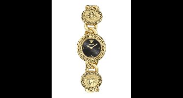 Versace La Greca Stud Icon VE0Q00525 Horloge - Staal - Goudkleurig - Ø 28 mm